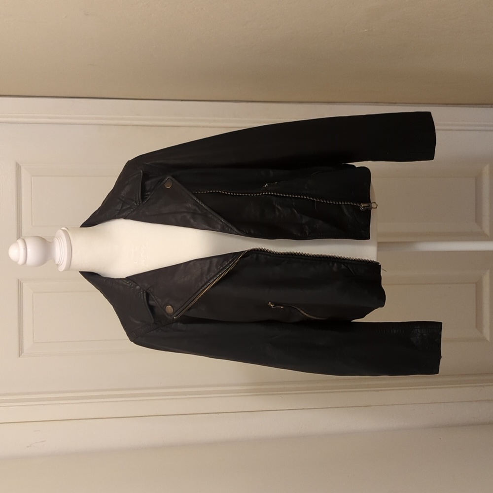 Madewell Washed Leather Motorcycle Jacket: Brass Hardware Edition